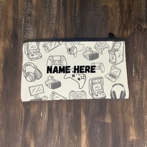 NEW ACCESSORIES ZIPPER BAG, PERSONALIZED, CUSTOM